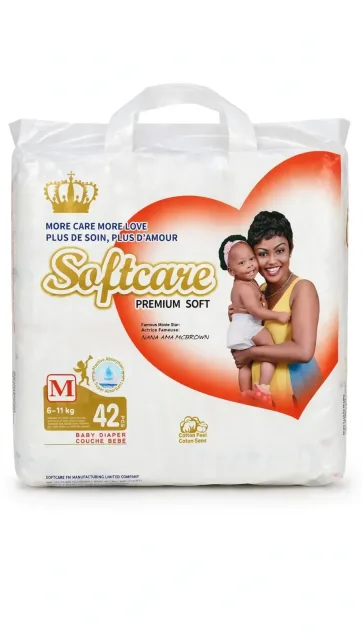 SOFTCARE BABY PREMIUM DIAPER MEDIUM 42PCS