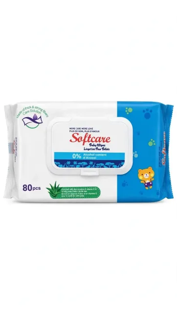 SOFTCARE BABY WIPES 80PCS