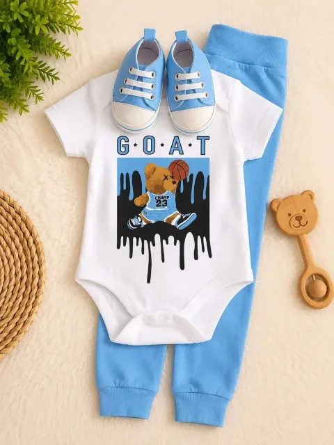 BABY BOY 3 PIECES WITH SHOES